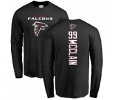 NFL Nike Atlanta Falcons #99 Terrell McClain Black Backer Long Sleeve T-Shirt