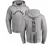 NBA Nike Toronto Raptors #14 Danny Green Ash Backer Pullover Hoodie