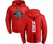 NBA Nike Toronto Raptors #14 Danny Green Red Backer Pullover Hoodie