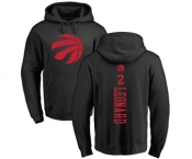 NBA Nike Toronto Raptors #2 Kawhi Leonard Black One Color Backer Pullover Hoodie