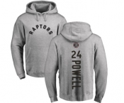 NBA Nike Toronto Raptors #24 Norman Powell Ash Backer Pullover Hoodie