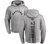 NBA Nike Toronto Raptors #43 Pascal Siakam Ash Backer Pullover Hoodie