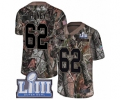 Men's Nike New England Patriots #62 Joe Thuney Camo Rush Realtree Limited Super Bowl LIII Bound NFL Jersey