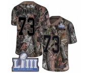 Men's Nike New England Patriots #73 John Hannah Camo Rush Realtree Limited Super Bowl LIII Bound NFL Jersey