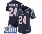 Women's Nike New England Patriots #24 Stephon Gilmore Navy Blue Team Color Vapor Untouchable Limited Player Super Bowl LIII Bound NFL Jersey