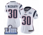 Women's Nike New England Patriots #30 Jason McCourty White Vapor Untouchable Limited Player Super Bowl LIII Bound NFL Jersey