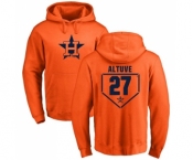 MLB Nike Houston Astros #27 Jose Altuve Orange RBI Pullover Hoodie