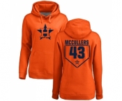 MLB Women's Nike Houston Astros #43 Lance McCullers Orange RBI Pullover Hoodie
