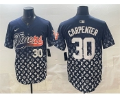 Men's Detroit Tigers #30 Kerry Carpenter Navy With Patch Vapor Premier Limited Stitched Baseball Jersey