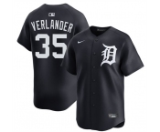 Men's Detroit Tigers #35 Justin Verlander Black 2026 Limited Stitched Baseball Jersey