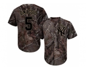 Men New York Yankees #5 Joe DiMaggio Camo Realtree Collection Cool Base Stitched MLB Jersey