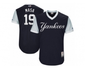 Men's 2017 Little League World Series Yankees Masahiro Tanaka Masa Navy Jersey Men's 2017 Little League World Series Yankees Masahiro Tanaka Masa Navy Jersey