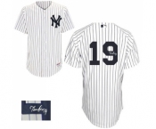 Men's Majestic New York Yankees #19 Masahiro Tanaka Authentic White Home Autographed MLB Jersey Men's Majestic New York Yankees #19 Masahiro Tanaka Authentic White Home Autographed MLB Jersey