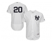 Men's Majestic New York Yankees #20 Jorge Posada White Navy Flexbase Authentic Collection MLB Jersey Men's Majestic New York Yankees #20 Jorge Posada White Navy Flexbase Authentic Collection MLB Jersey