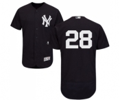 Men's Majestic New York Yankees #28 Austin Romine Navy Blue Alternate Flex Base Authentic Collection MLB Jersey Men's Majestic New York Yankees #28 Austin Romine Navy Blue Alternate Flex Base Authentic Collection MLB Jersey