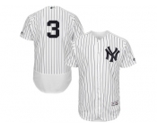 Men's Majestic New York Yankees #3 Babe Ruth White Navy Flexbase Authentic Collection MLB Jersey Men's Majestic New York Yankees #3 Babe Ruth White Navy Flexbase Authentic Collection MLB Jersey