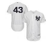 Men's Majestic New York Yankees #43 Austin Romine White Navy Flexbase Authentic Collection MLB Jersey Men's Majestic New York Yankees #43 Austin Romine White Navy Flexbase Authentic Collection MLB Jersey