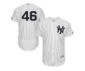 Men's Majestic New York Yankees #46 Andy Pettitte White Navy Flexbase Authentic Collection MLB Jersey Men's Majestic New York Yankees #46 Andy Pettitte White Navy Flexbase Authentic Collection MLB Jersey