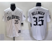 Men's New York Yankees #35 Cody Bellinger White 'Gothic Legacy Edition' Vapor Premier Limited Stitched Baseball Jersey