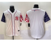 Men's New York Yankees Blank White American Style Limited Stitched Baseball Jersey