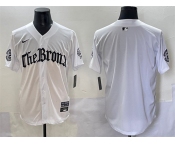 Men's New York Yankees Blank White 'Gothic Legacy Edition' Vapor Premier Limited Stitched Baseball Jersey