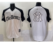 Men's New York Yankees Team Big Logo White Black 'Gothic Legacy Edition' Vapor Premier Limited Stitched Baseball Jerseys