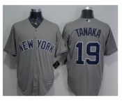 New York Yankees #19 Masahiro Tanaka Grey New Cool Base Stitched Baseball Jersey New York Yankees #19 Masahiro Tanaka Grey New Cool Base Stitched Baseball Jersey