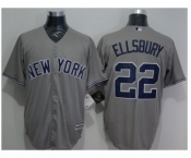 New York Yankees #22 Jacoby Ellsbury Grey New Cool Base Stitched Baseball Jersey New York Yankees #22 Jacoby Ellsbury Grey New Cool Base Stitched Baseball Jersey