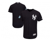 New York Yankees Blank Navy 2017 Spring Training Flexbase Authentic Collection Stitched Baseball Jersey