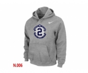 Nike Derek Jeter New York Yankees Official Final Season Commemorative Logo Pullover Hoodie L.Grey Nike Derek Jeter New York Yankees Official Final Season Commemorative Logo Pullover Hoodie L.Grey