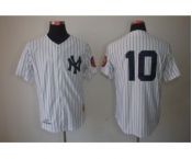 mlb jerseys new york yankees #10 1952m&n white[black stripe]