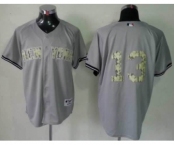 mlb jerseys new york yankees #13 rodriguez grey[number camo]