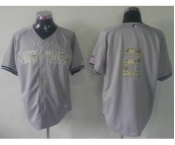 mlb jerseys new york yankees #2 jeter grey[number camo]