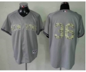 mlb jerseys new york yankees #36 grey[number camo]