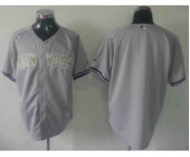 mlb jerseys new york yankees blank grey[number camo]