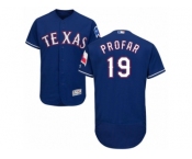 Men's Majestic Texas Rangers #19 Jurickson Profar Royal Blue Flexbase Authentic Collection MLB Jersey