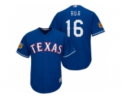 Men's Texas Rangers #16 Ryan Rua 2017 Spring Training Cool Base Stitched MLB Jersey