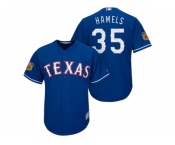 Men's Texas Rangers #35 Cole Hamels 2017 Spring Training Cool Base Stitched MLB Jersey