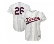 Men's Majestic Minnesota Twins #26 Max Kepler Replica Cream Alternate Cool Base MLB Jersey