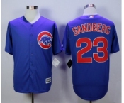 Chicago Cubs #23 Ryne Sandberg Blue New Cool Base Stitched MLB Jersey