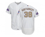 Chicago Cubs #38 Mike Montgomery White(Blue Strip) Flexbase Authentic 2017 Gold Program Stitched MLB Jersey Chicago Cubs #38 Mike Montgomery White(Blue Strip) Flexbase Authentic 2017 Gold Program Stitched MLB Jersey