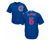 Chicago Cubs #5 Albert Almora Jr Replica Royal Blue Alternate Cool Base MLB Jersey Chicago Cubs #5 Albert Almora Jr Replica Royal Blue Alternate Cool Base MLB Jersey