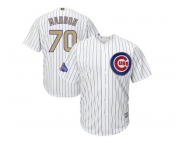 Chicago Cubs #70 Joe Maddon White 2017 Gold Program Cool Base Stitched MLB Jersey Chicago Cubs #70 Joe Maddon White 2017 Gold Program Cool Base Stitched MLB Jersey