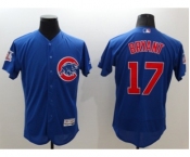 Men Chicago Cubs #17 Kris Bryant Majestic blue Flexbase Authentic Collection Player Jersey Men Chicago Cubs #17 Kris Bryant Majestic blue Flexbase Authentic Collection Player Jersey
