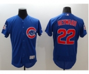 Men Chicago Cubs #22 Jason Heyward Majestic blue Flexbase Authentic Collection Player Jersey Men Chicago Cubs #22 Jason Heyward Majestic blue Flexbase Authentic Collection Player Jersey