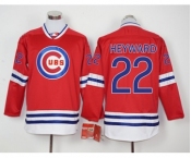 Men Chicago Cubs #22 Jason Heyward Red Long Sleeve Stitched Baseball Jersey Men Chicago Cubs #22 Jason Heyward Red Long Sleeve Stitched Baseball Jersey