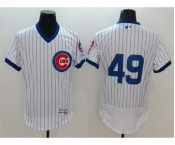 Men Chicago Cubs #49 Jake Arrieta Majestic White Flexbase Authentic Cooperstown Player Jersey Men Chicago Cubs #49 Jake Arrieta Majestic White Flexbase Authentic Cooperstown Player Jersey