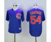 Men's Chicago Cubs #54 Aroldis Chapman Majestic Blue Cool Base Jersey Men's Chicago Cubs #54 Aroldis Chapman Majestic Blue Cool Base Jersey