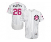 Men's Majestic Chicago Cubs #26 Billy Williams Authentic White 2016 Mother's Day Fashion Flex Base MLB Jersey Men's Majestic Chicago Cubs #26 Billy Williams Authentic White 2016 Mother's Day Fashion Flex Base MLB Jersey