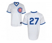 Men's Majestic Chicago Cubs #27 Addison Russell Authentic White 1988 Turn Back The Clock Cool Base MLB Jersey Men's Majestic Chicago Cubs #27 Addison Russell Authentic White 1988 Turn Back The Clock Cool Base MLB Jersey